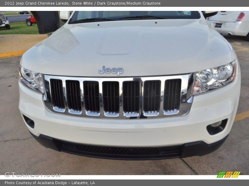 Stone White / Dark Graystone/Medium Graystone 2012 Jeep Grand Cherokee Laredo