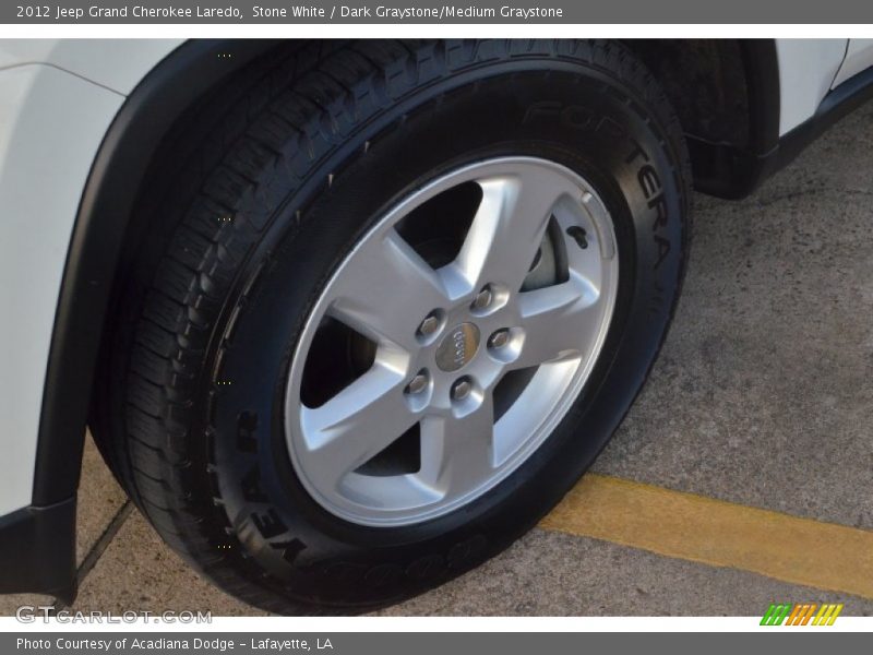 Stone White / Dark Graystone/Medium Graystone 2012 Jeep Grand Cherokee Laredo