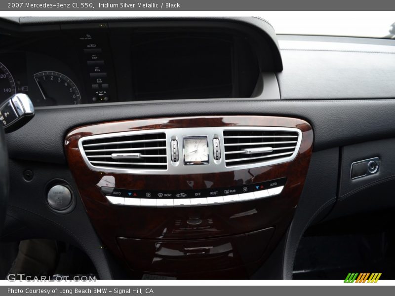 Iridium Silver Metallic / Black 2007 Mercedes-Benz CL 550