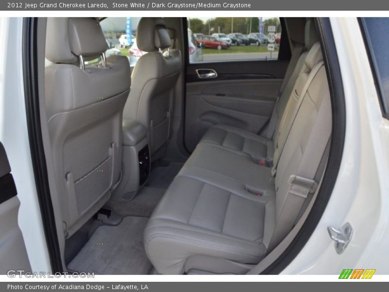 Stone White / Dark Graystone/Medium Graystone 2012 Jeep Grand Cherokee Laredo
