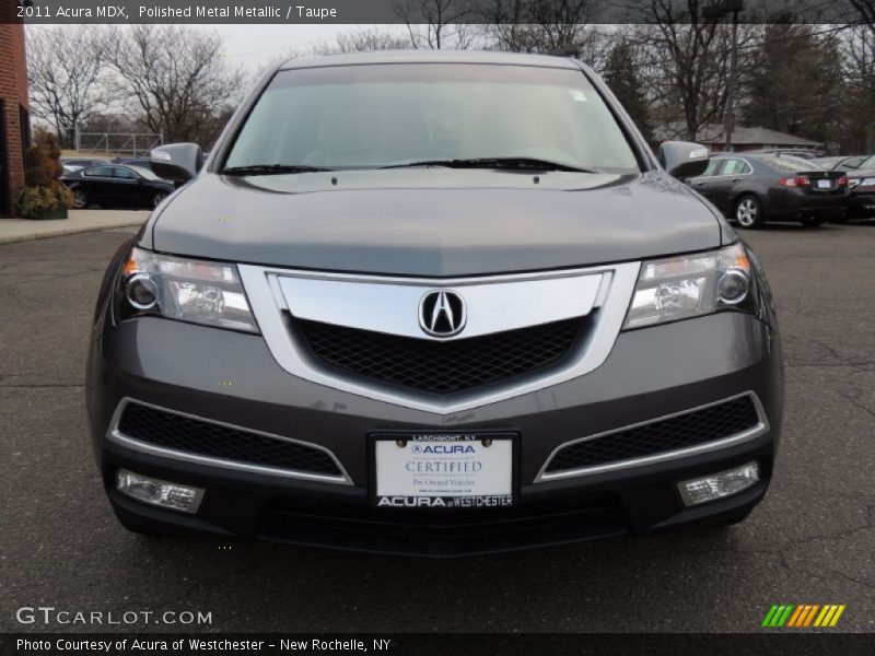 Polished Metal Metallic / Taupe 2011 Acura MDX