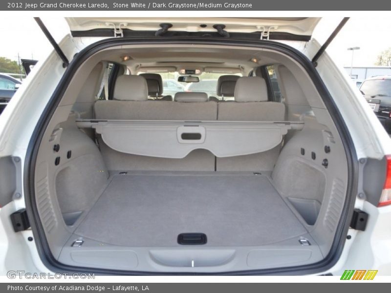 Stone White / Dark Graystone/Medium Graystone 2012 Jeep Grand Cherokee Laredo