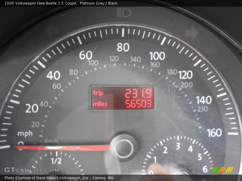 Platinum Grey / Black 2006 Volkswagen New Beetle 2.5 Coupe