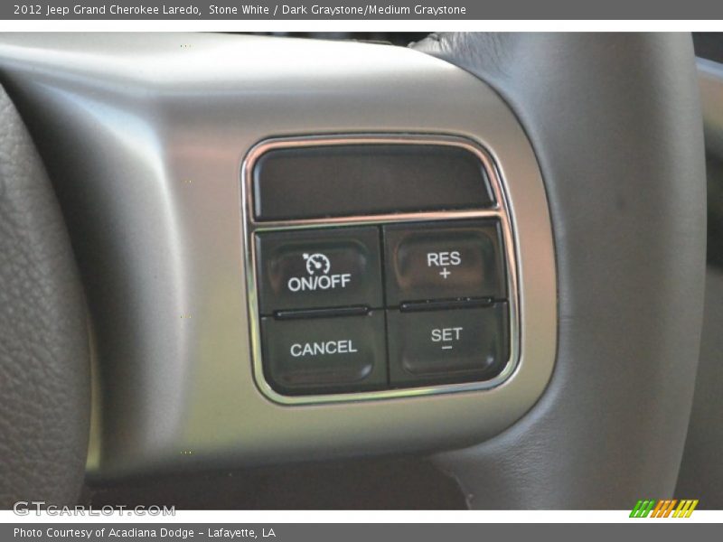 Stone White / Dark Graystone/Medium Graystone 2012 Jeep Grand Cherokee Laredo