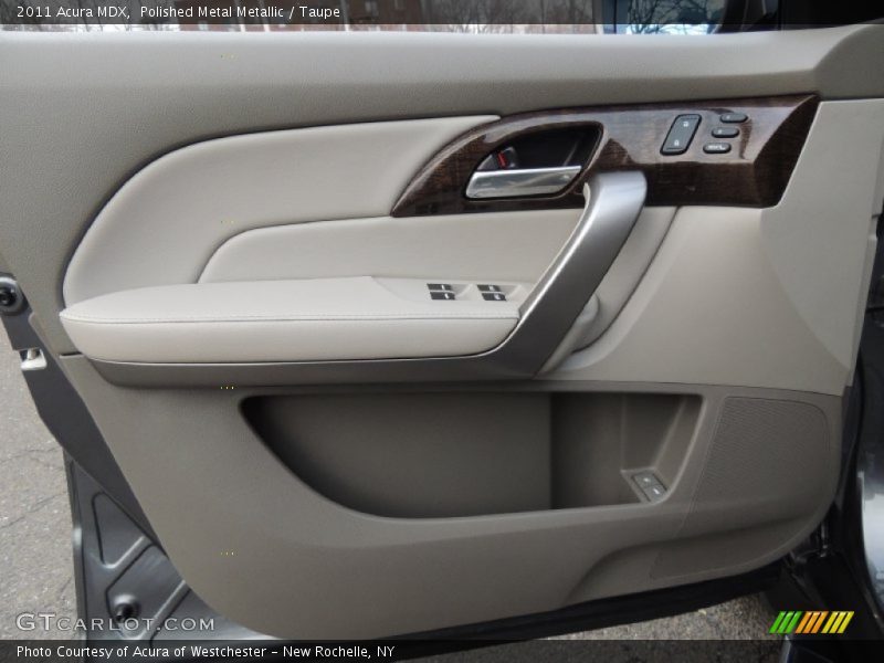 Polished Metal Metallic / Taupe 2011 Acura MDX