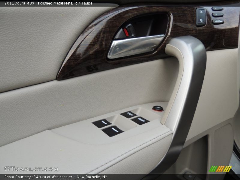 Polished Metal Metallic / Taupe 2011 Acura MDX