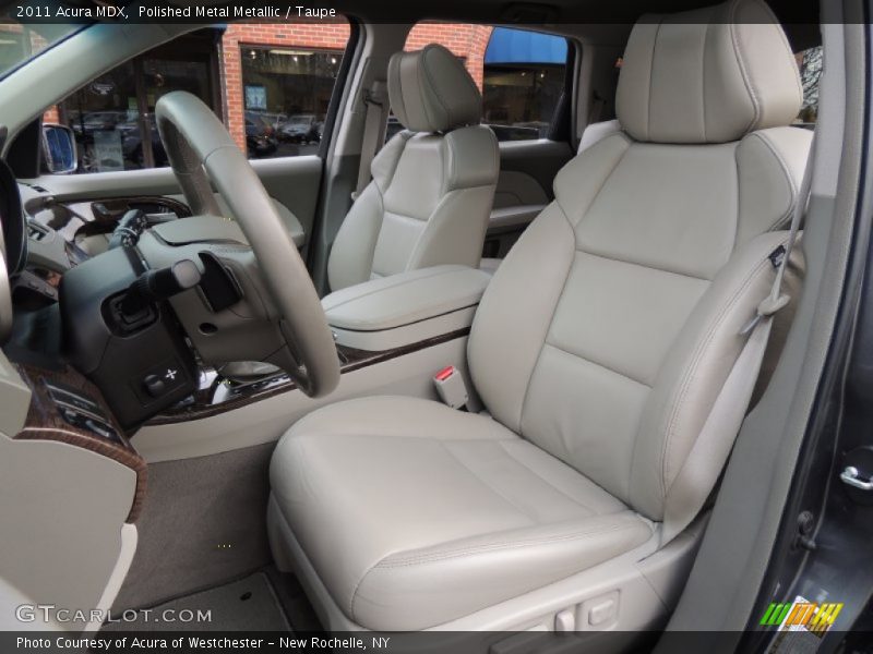 Polished Metal Metallic / Taupe 2011 Acura MDX