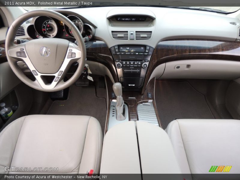 Polished Metal Metallic / Taupe 2011 Acura MDX