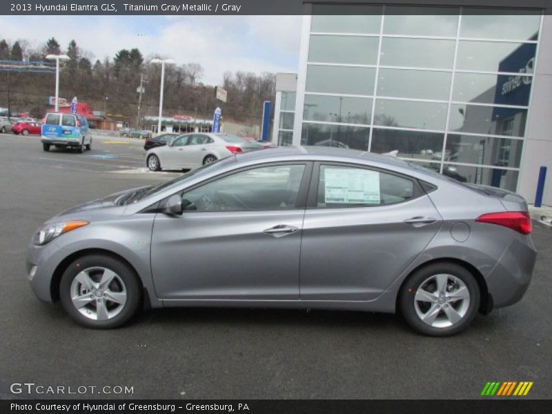 Titanium Gray Metallic / Gray 2013 Hyundai Elantra GLS