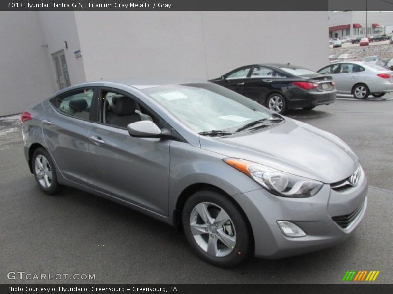 Titanium Gray Metallic / Gray 2013 Hyundai Elantra GLS