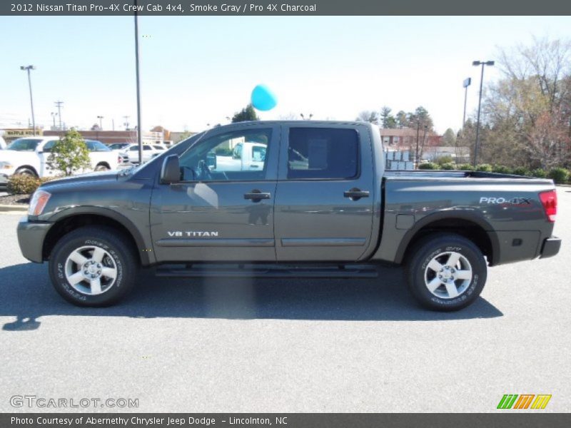 Smoke Gray / Pro 4X Charcoal 2012 Nissan Titan Pro-4X Crew Cab 4x4