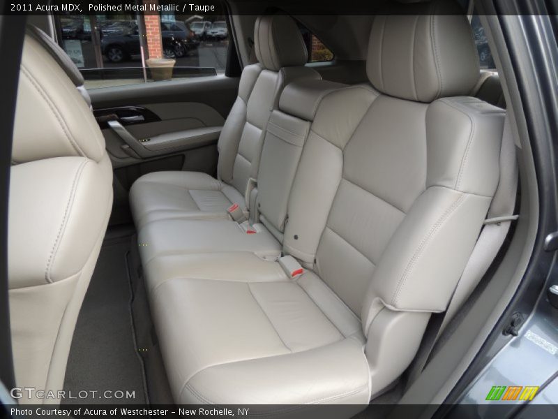 Polished Metal Metallic / Taupe 2011 Acura MDX