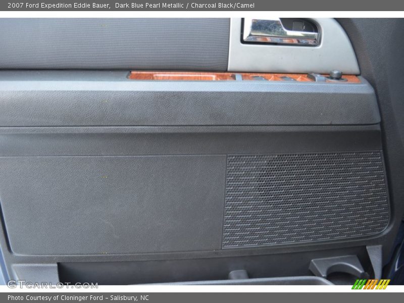 Dark Blue Pearl Metallic / Charcoal Black/Camel 2007 Ford Expedition Eddie Bauer