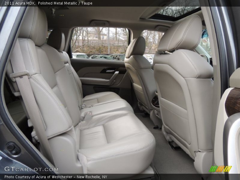 Polished Metal Metallic / Taupe 2011 Acura MDX