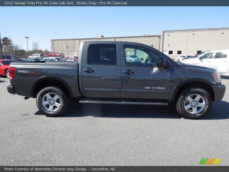 Smoke Gray / Pro 4X Charcoal 2012 Nissan Titan Pro-4X Crew Cab 4x4