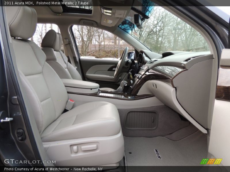 Polished Metal Metallic / Taupe 2011 Acura MDX