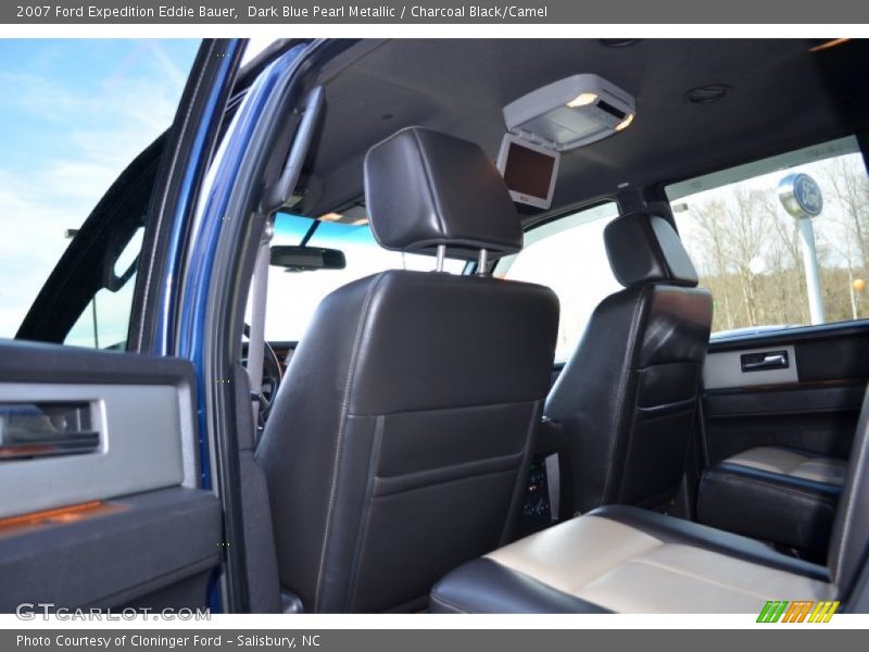 Dark Blue Pearl Metallic / Charcoal Black/Camel 2007 Ford Expedition Eddie Bauer