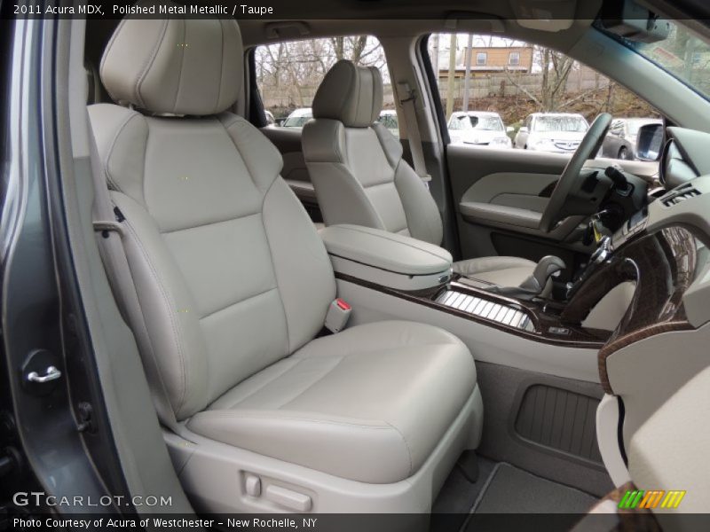 Polished Metal Metallic / Taupe 2011 Acura MDX
