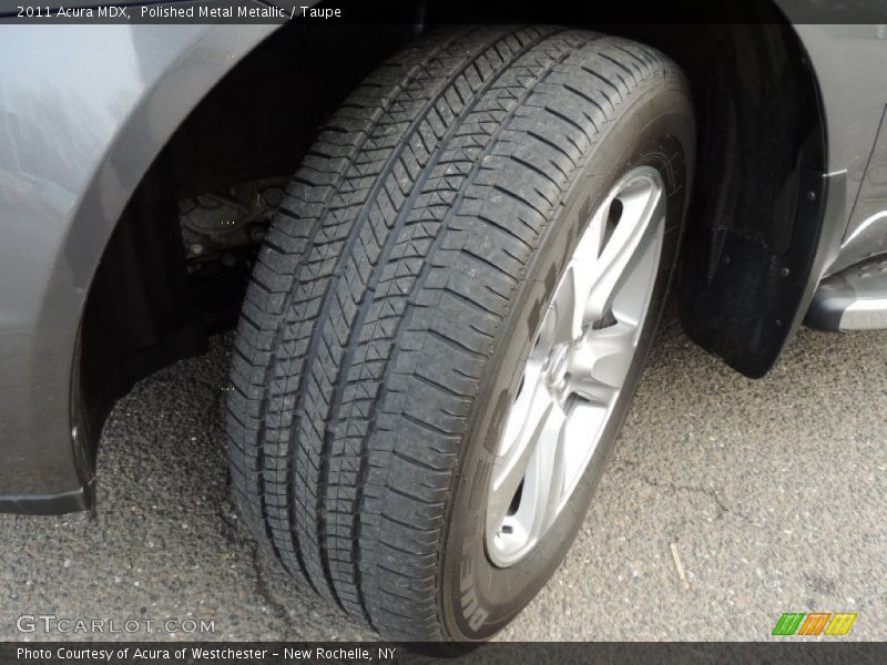 Polished Metal Metallic / Taupe 2011 Acura MDX