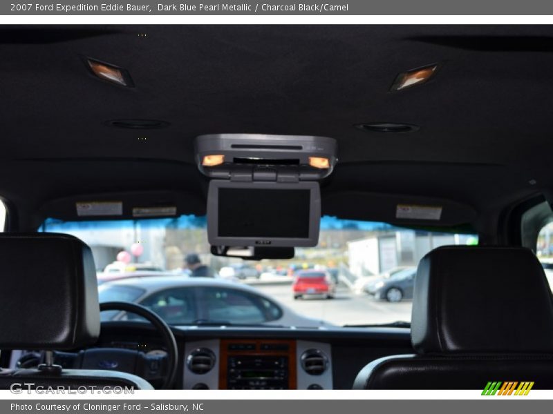 Dark Blue Pearl Metallic / Charcoal Black/Camel 2007 Ford Expedition Eddie Bauer