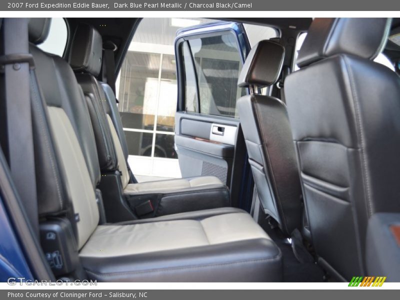 Dark Blue Pearl Metallic / Charcoal Black/Camel 2007 Ford Expedition Eddie Bauer