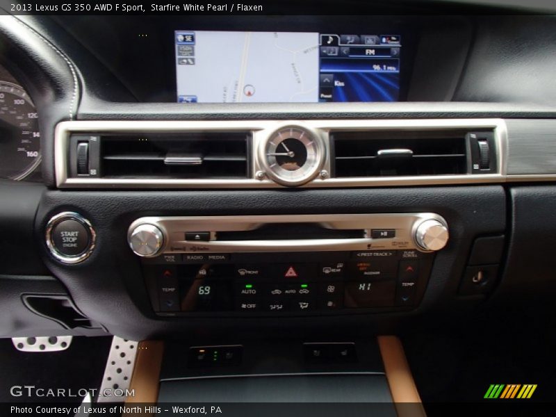 Starfire White Pearl / Flaxen 2013 Lexus GS 350 AWD F Sport