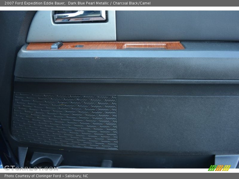 Dark Blue Pearl Metallic / Charcoal Black/Camel 2007 Ford Expedition Eddie Bauer