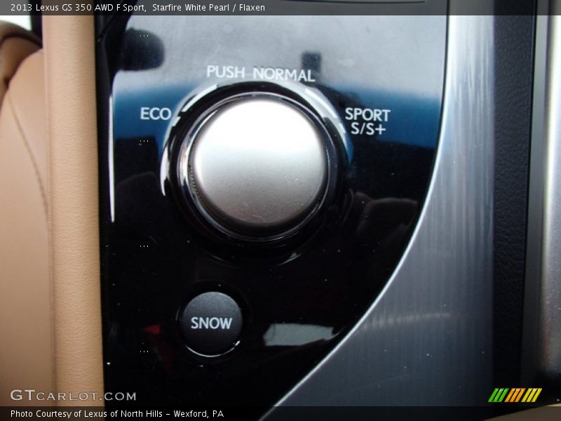 Starfire White Pearl / Flaxen 2013 Lexus GS 350 AWD F Sport