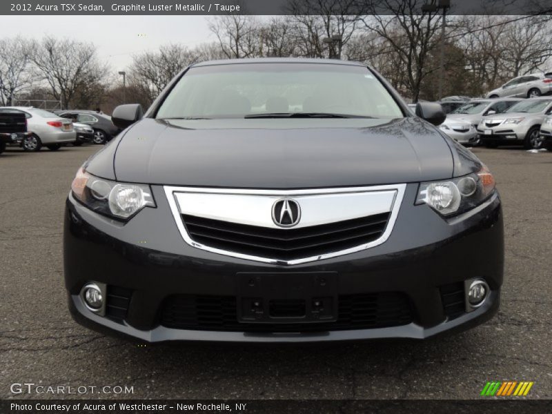 Graphite Luster Metallic / Taupe 2012 Acura TSX Sedan