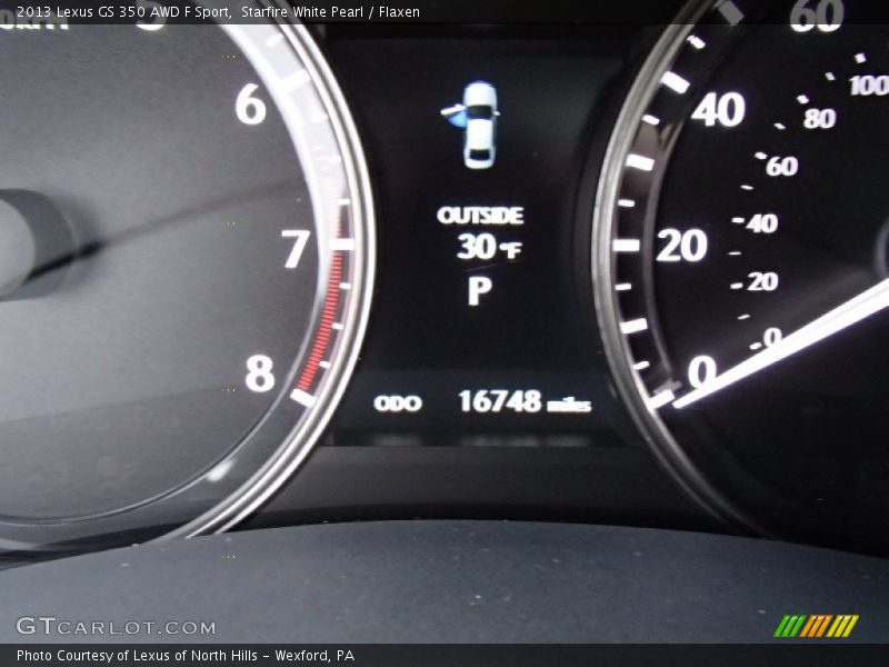Starfire White Pearl / Flaxen 2013 Lexus GS 350 AWD F Sport