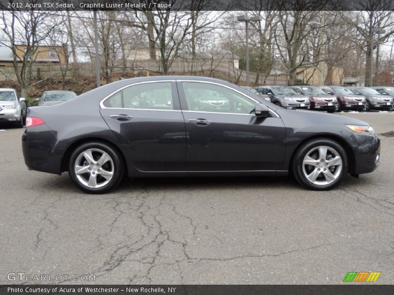 Graphite Luster Metallic / Taupe 2012 Acura TSX Sedan