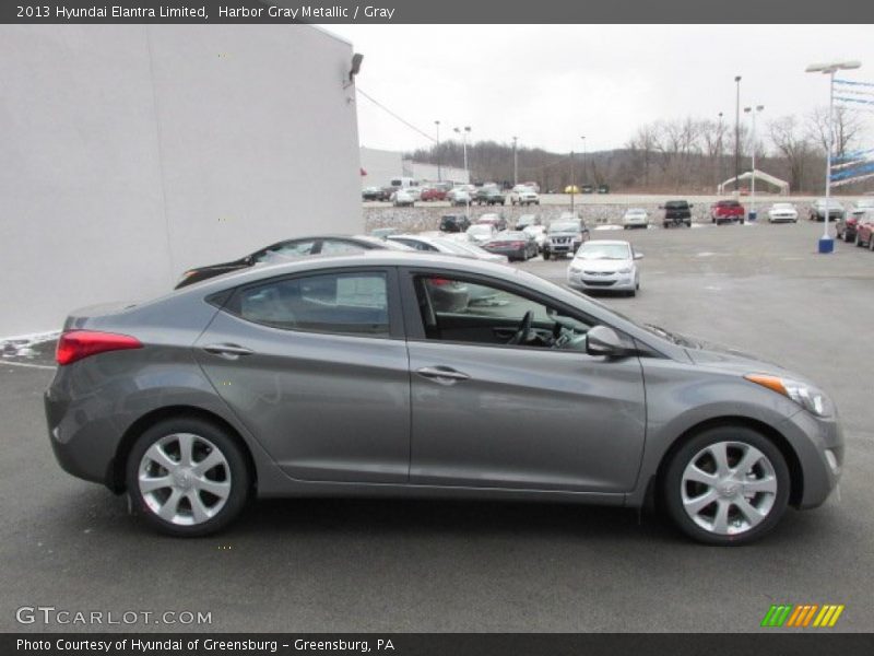 Harbor Gray Metallic / Gray 2013 Hyundai Elantra Limited