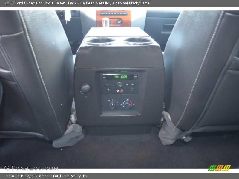 Dark Blue Pearl Metallic / Charcoal Black/Camel 2007 Ford Expedition Eddie Bauer