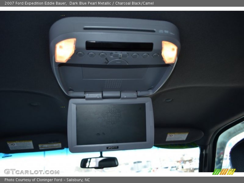 Dark Blue Pearl Metallic / Charcoal Black/Camel 2007 Ford Expedition Eddie Bauer