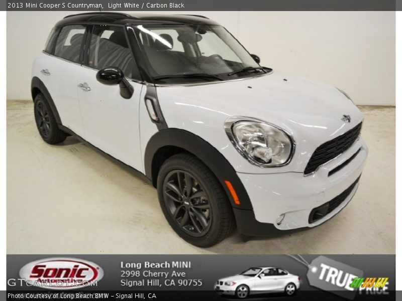 Light White / Carbon Black 2013 Mini Cooper S Countryman