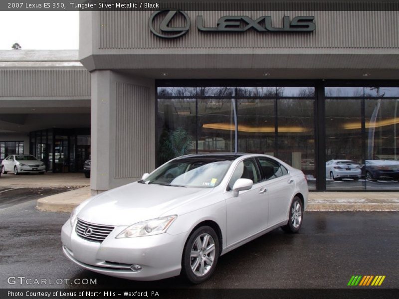 Tungsten Silver Metallic / Black 2007 Lexus ES 350