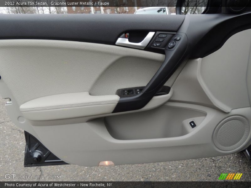 Graphite Luster Metallic / Taupe 2012 Acura TSX Sedan