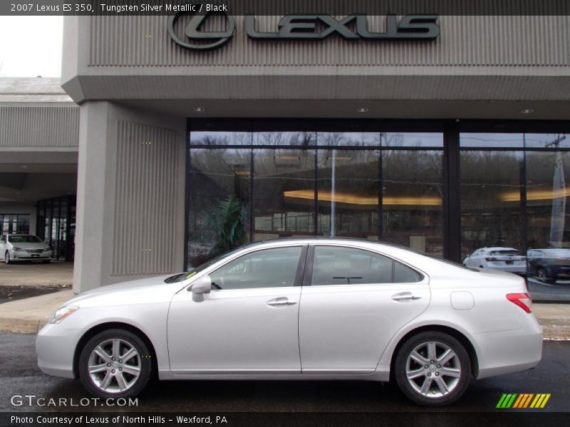 Tungsten Silver Metallic / Black 2007 Lexus ES 350