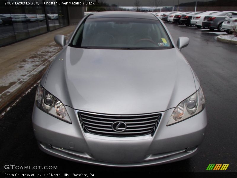 Tungsten Silver Metallic / Black 2007 Lexus ES 350