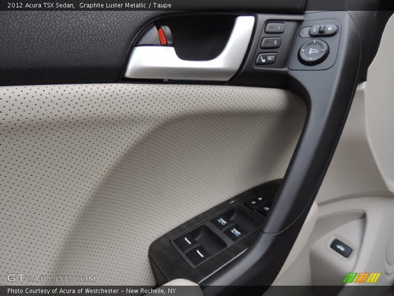 Graphite Luster Metallic / Taupe 2012 Acura TSX Sedan