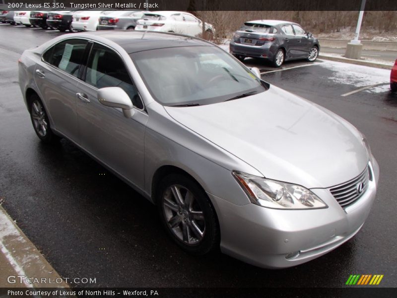 Tungsten Silver Metallic / Black 2007 Lexus ES 350