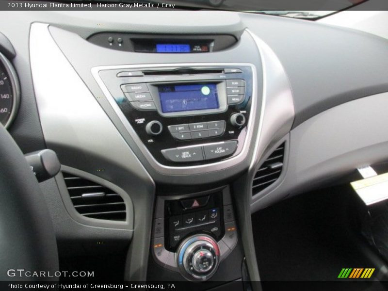 Harbor Gray Metallic / Gray 2013 Hyundai Elantra Limited