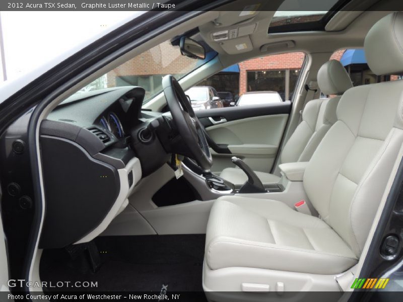 Graphite Luster Metallic / Taupe 2012 Acura TSX Sedan
