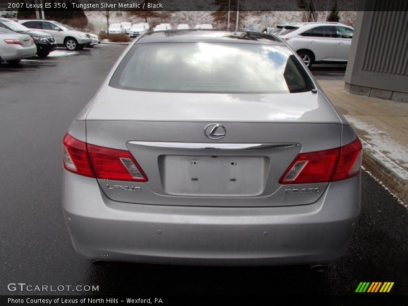 Tungsten Silver Metallic / Black 2007 Lexus ES 350