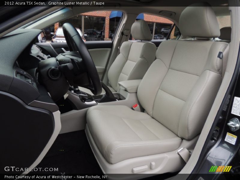 Graphite Luster Metallic / Taupe 2012 Acura TSX Sedan