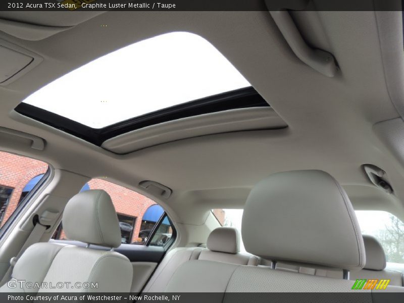 Graphite Luster Metallic / Taupe 2012 Acura TSX Sedan