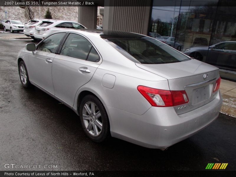 Tungsten Silver Metallic / Black 2007 Lexus ES 350