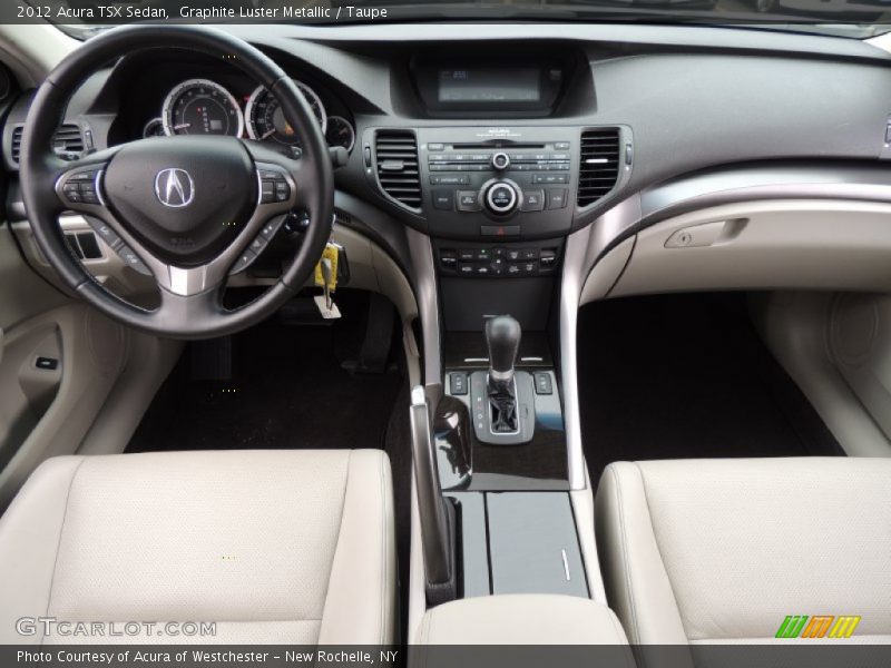 Graphite Luster Metallic / Taupe 2012 Acura TSX Sedan