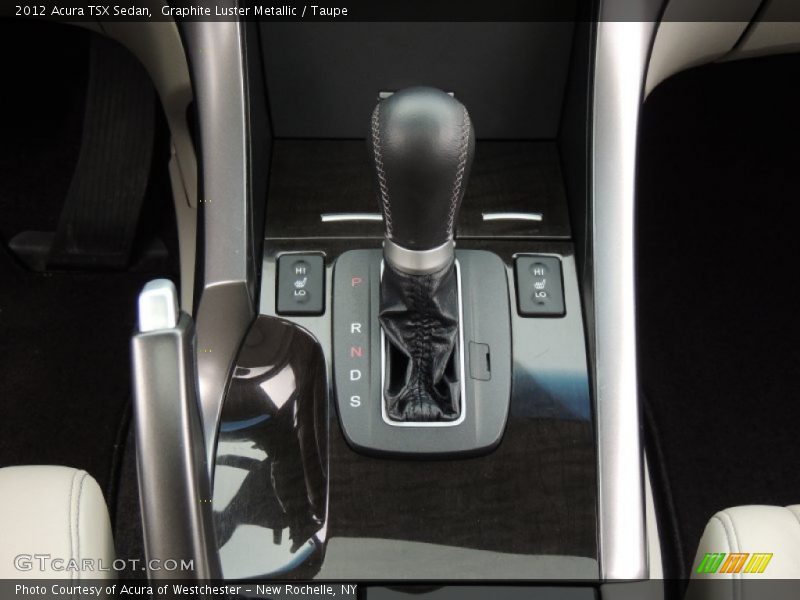 Graphite Luster Metallic / Taupe 2012 Acura TSX Sedan