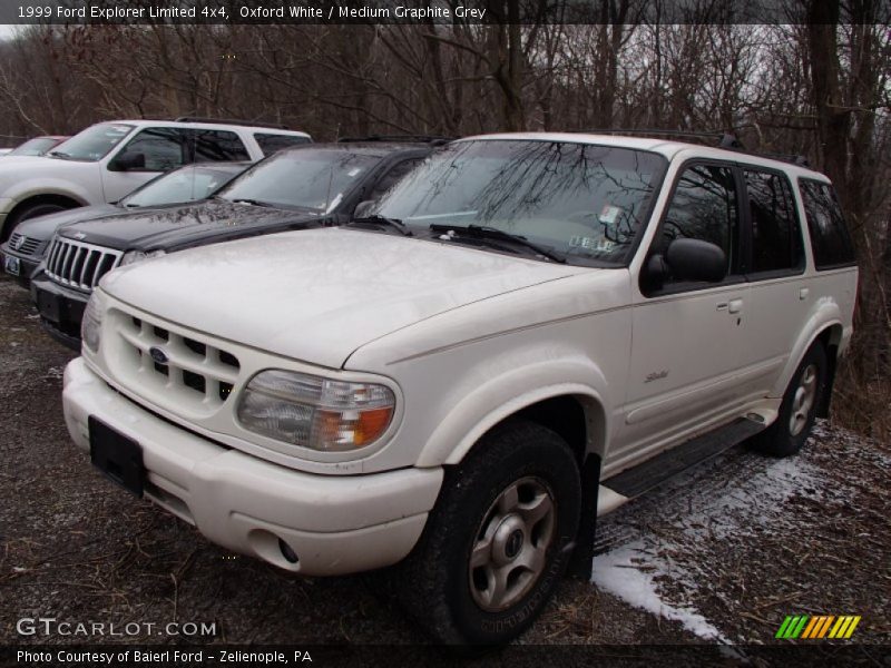 Oxford White / Medium Graphite Grey 1999 Ford Explorer Limited 4x4